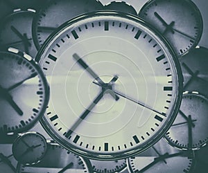 Clock Background Abstract