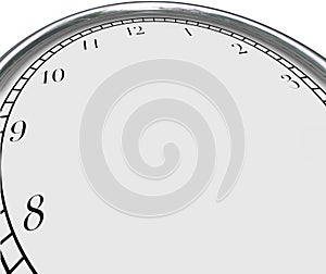 Clock Background Time Concept Blank Copy Space Your Message
