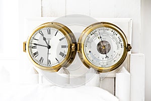 Clock Batometer mechanical watch clasic photo