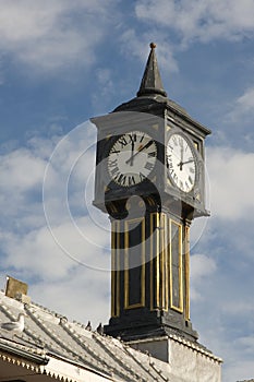 Clock on Brighton Pier, Sussex, England