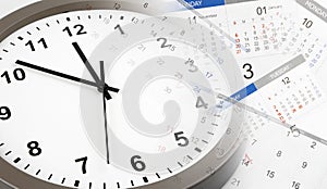 Clock and calendars photo