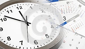 Clock and calendars