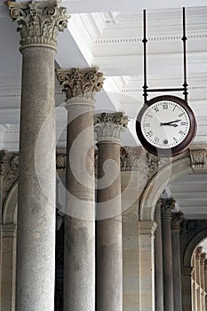 Clock on the ceiling