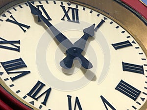 Clock close-up