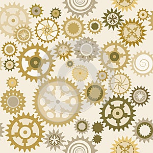 Clock cogwheel pattern III