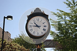 Clock on College Campus