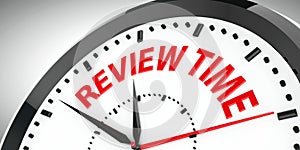 Clock dial Review time 2