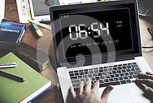 Clock Duration Time Leisure Hour Concept