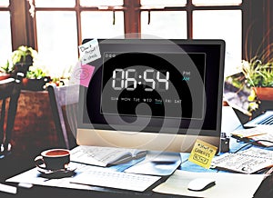 Clock Duration Time Leisure Hour Concept