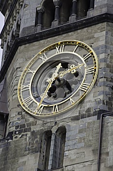 Clock of the Emperor Wilhelm Memorial Church, Berlin Germany