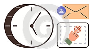 Efficient Time Management with Communication and Digital Interaction Elements