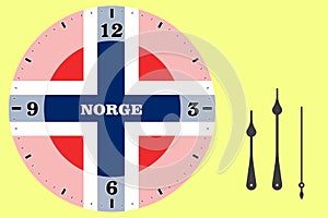 Clock Face - Norway