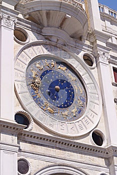 Clock face of St Mark's clocktower