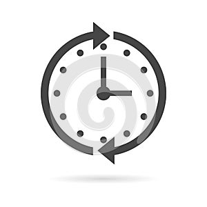 Clock face vector