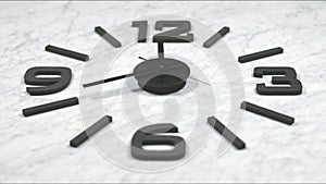 Clock Fast Time Lapse Moving Forward 4k