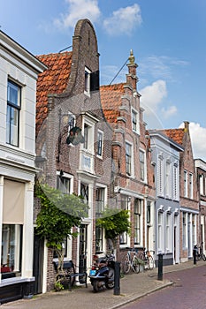 Clock gable and step gable in Edam