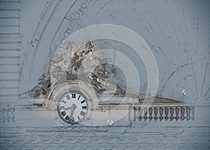 Clock, Gare de l'Est, Paris, France