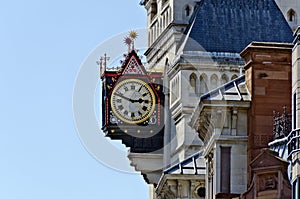 Clock in Gothic Revival style