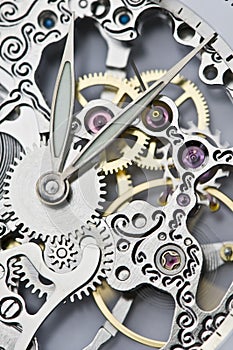 Clock hands and mechanism