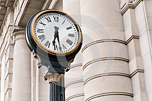 Clock at Historic Union Station Kansas City Missouri