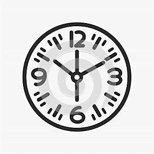 clock icon time alarm