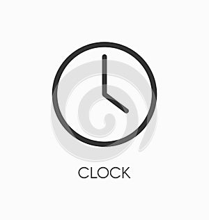 Clock icon vector