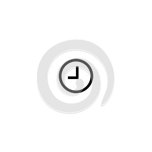 Clock Icon Vector in Trendy Style. Timer, Pending Symbol Illustration - Editable Stroke
