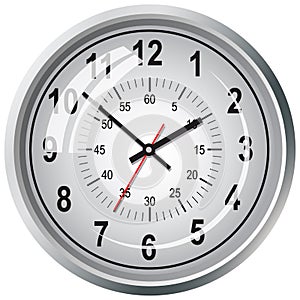 Clock icon. World time concept. Business background.