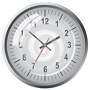 Clock icon. World time concept. Business background.