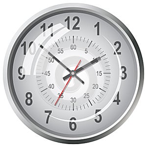 Clock icon. World time concept. Business background.