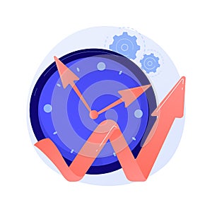 Effective time managementt vector concept metaphor