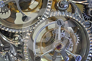 Clock internal mechanism structure