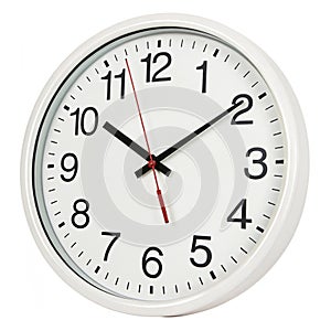 Clock isolated on transparent background