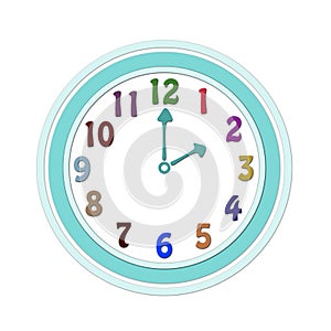 Clock for kids photo