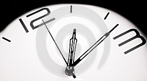 Clock - macro shot - time concept