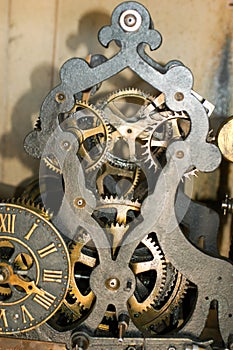 Clock mechanism of bell tower