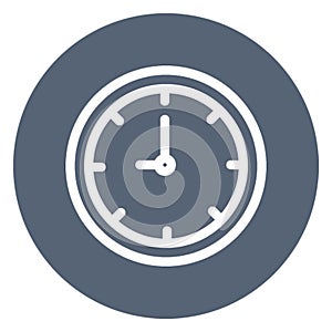 Clock, midnight, new, year Isolated Vector icon which can easily modify or edit