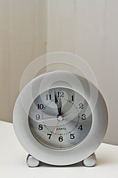 Clock at noon