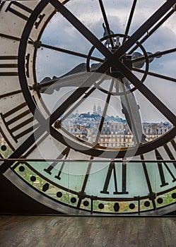 Clock in Orsay museum, Paris