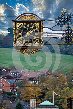 Clock over Guildford