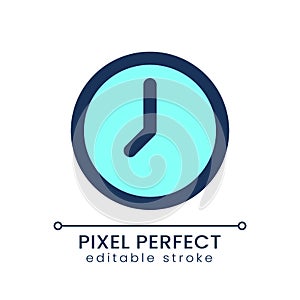 Clock pixel perfect RGB color ui icon