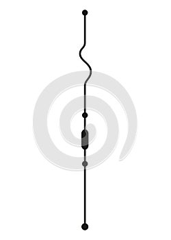 Clock pointer arrow. Black silhouette chronometer element. Clock arm. Watch hands, isolated time pointer. Vector cartoon