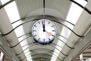 Clock in railway station