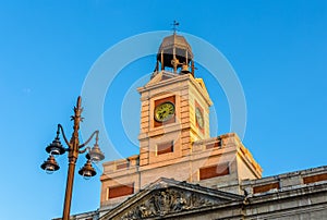 The clock of the Real Casa de Correos photo