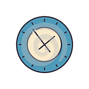 Clock related vector icon