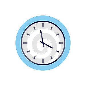 Clock related vector icon