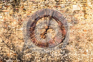 Clock Removed From Cathedral - Zagreb, Croatia