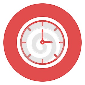 Clock, schedule Isolated Vector Icon which can be easily modified or edited