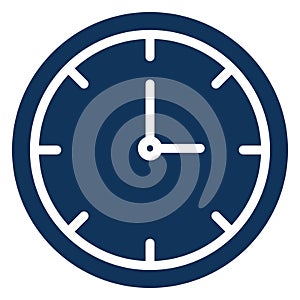 Clock, schedule Isolated Vector Icon which can be easily modified or edited