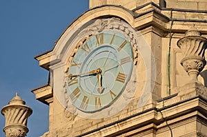 Clock at St Martins in the Field